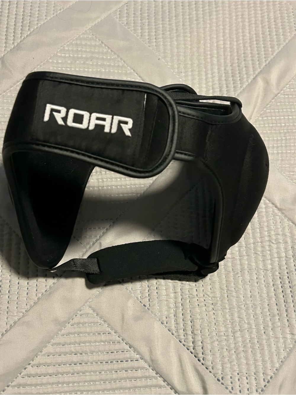 ROAR Combat Sports Wrestling Headgear & MMA Ear Guard Black